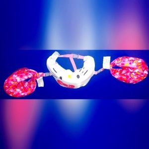 Puddle jumper HELLO KITTY 30-50lbs toddler girls swimming floating lifevest NEW